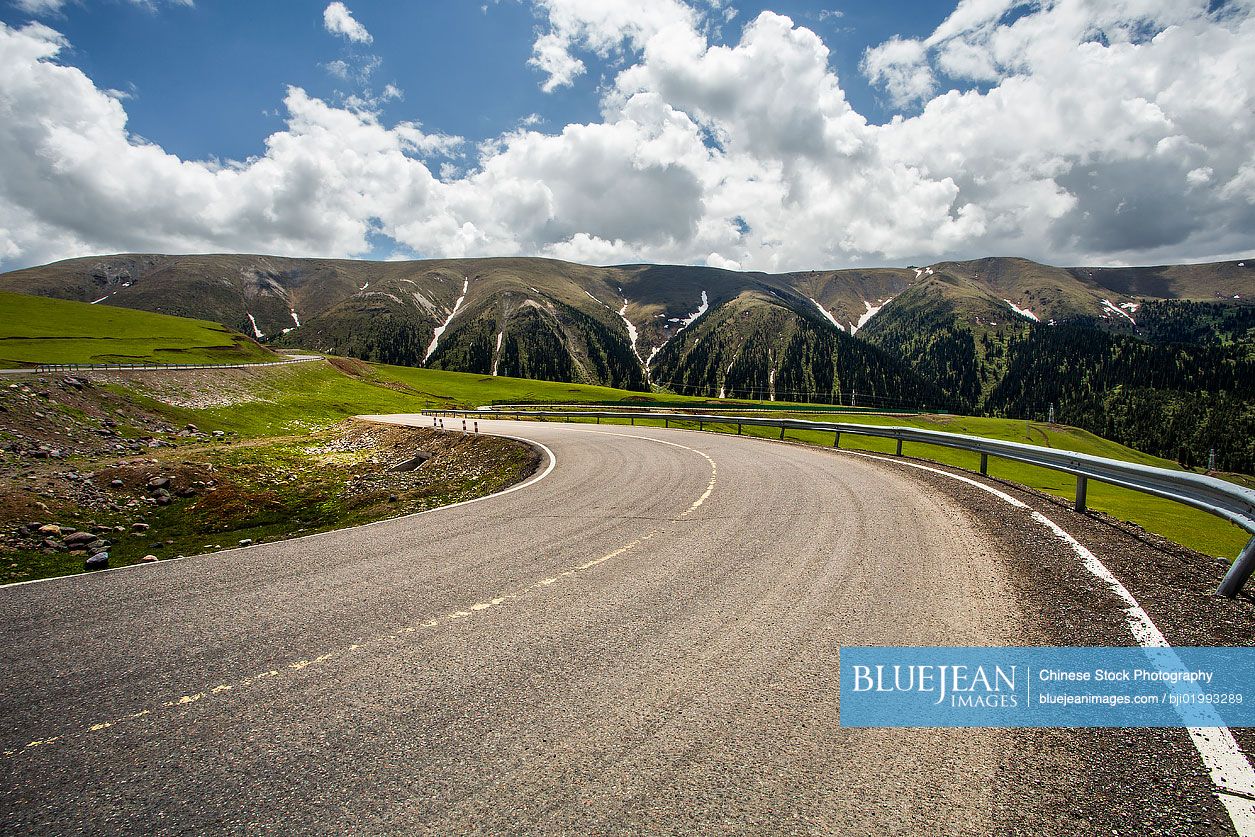 Highway in Xinjiang Province