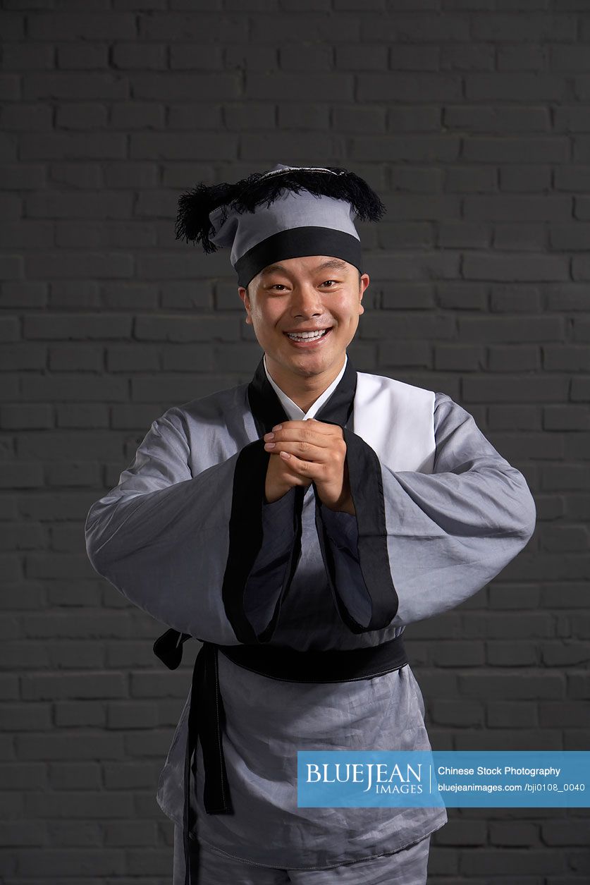 Traditional Chinese waiter