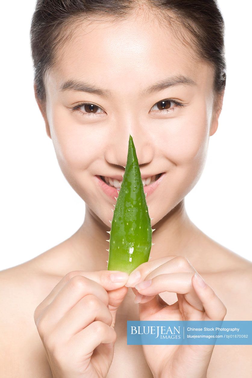 Beauty shot of a young Chinese woman