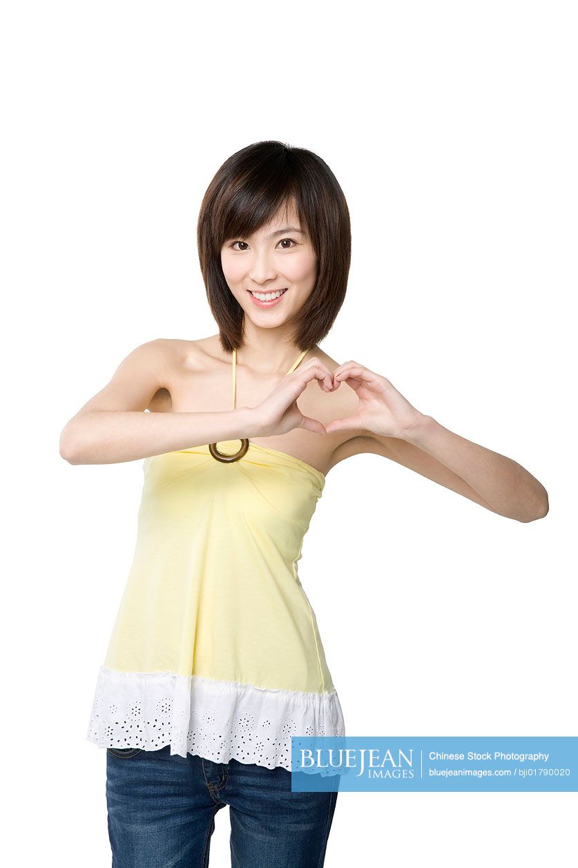 Portrait of a young Chinese woman