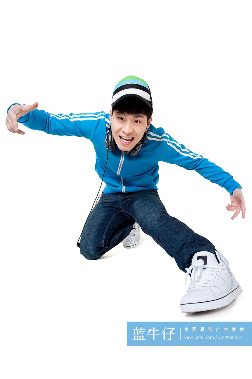时尚Hip-hop青年男子