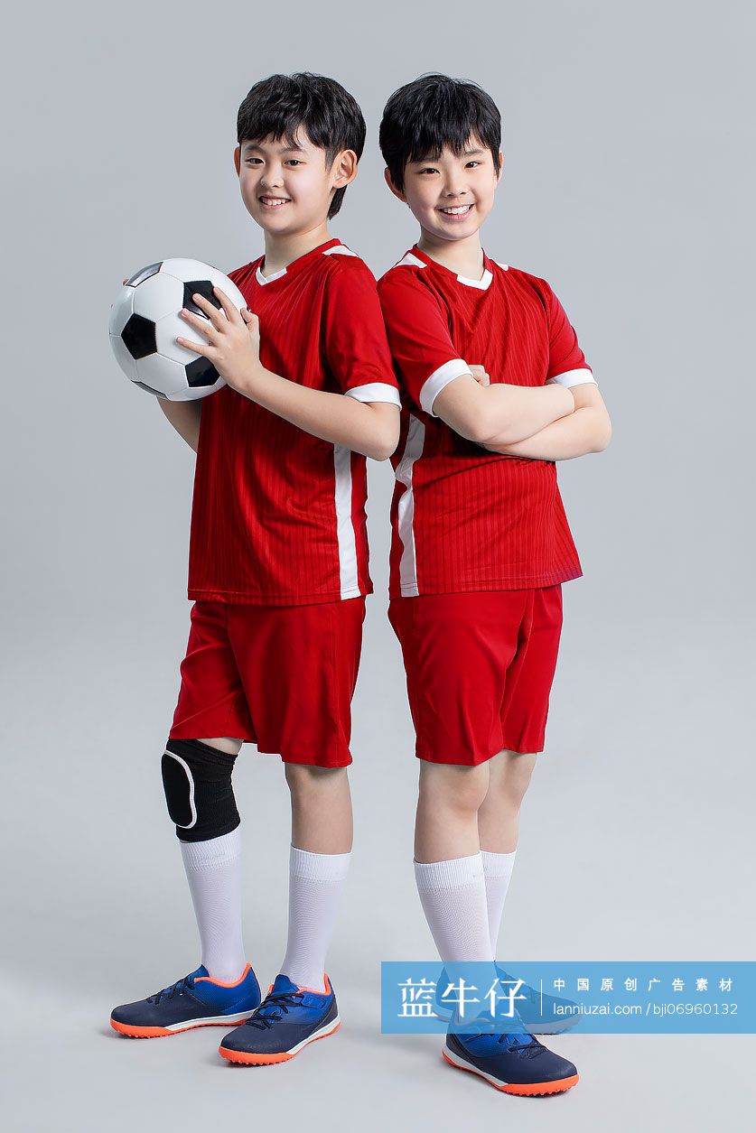 快乐的足球运动员