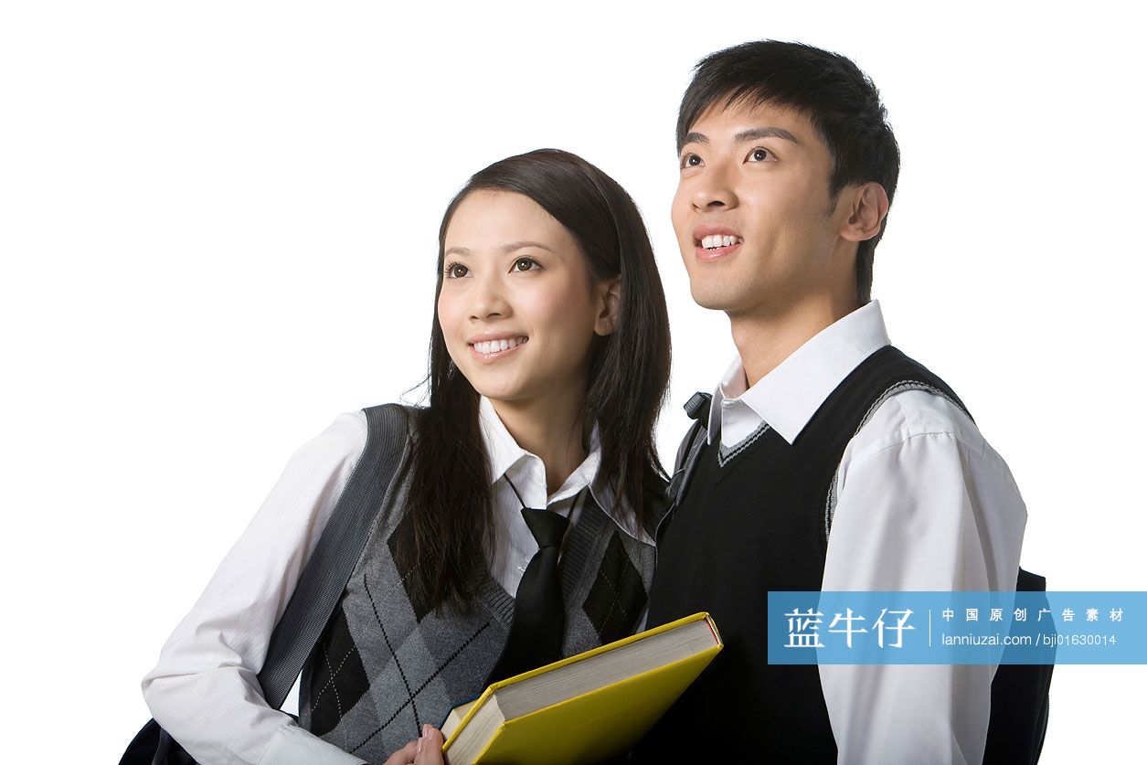 男女大学生肖像