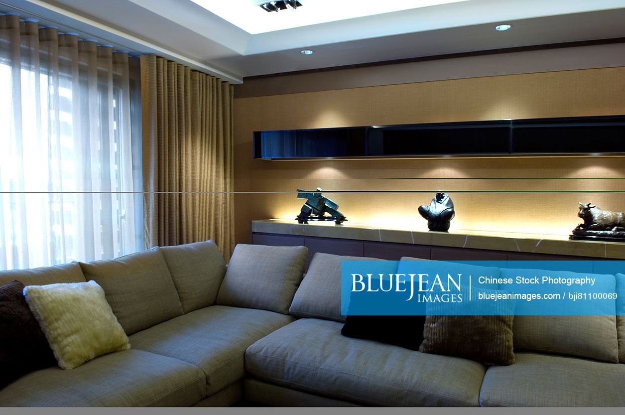 Modern living room-High-res stock photo for download