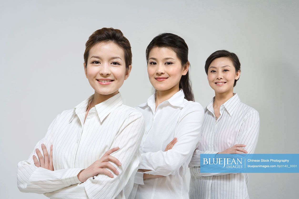 Three professional Chinese women