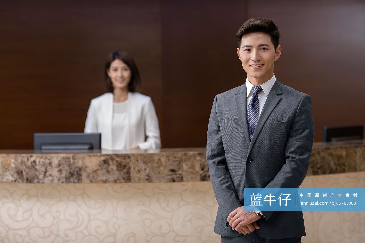 酒店前台-蓝牛仔影像-中国原创广告影像素材